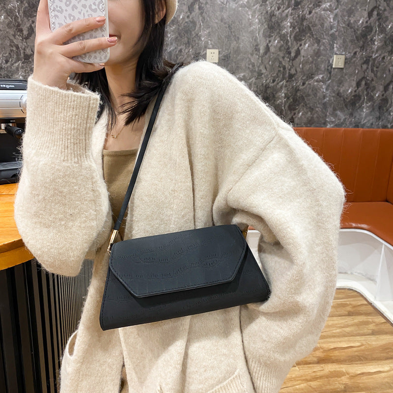 Fashion Women's Bag Wild One-shoulder Armpit Bag Baguette Bag